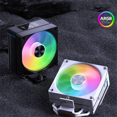 thumbnail image 3 of J15 4 Heat Pipes CPU Cooler Professional Digital Display Radiator- 250W 4PIN CPU Air Cooler for LGA1700 AM4 AM5 B,1 x CPU Cooler FAN,White, 3 of 7