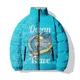 thumbnail image 3 of Abrigo de invierno para hombre, chaqueta de algodón con estampado de puesta de sol en la playa y cocoteros, chaqueta de estilo holgado a la moda, ropa para hombre, chaquetas, abrigos, 3 of 5