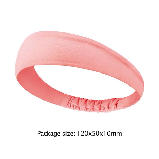 Diadema de poliéster transpirable para el cabello para deportes al aire libre (rosa coral) Sywqhk Para Estrenar