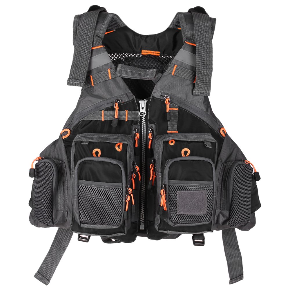 Lixada Outdoor Breathable Padded Fishing Life Vest Superior 209lb