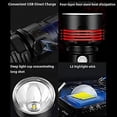 thumbnail image 4 of 30000-100000 Lumen Lámpara de linterna impermeable LED de alta potencia Ultra brillante, 3 modos Más potente 50w Xlm-p70 Linterna recargable USB recargable (25w Kuyhfg Bienvenido a Kuyhfg, 4 of 5