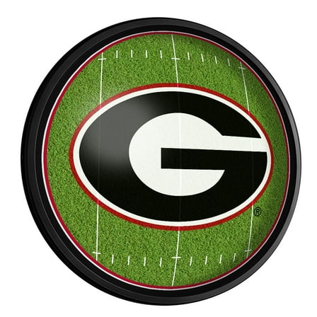 Georgia Bulldogs Football 18'' Round Slimline Illuminated Wall Sign
