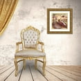 thumbnail image 3 of Amber, Zeph 26x26 Gold Ornate Wood Framed with Double Matting Museum Art Print Titled - Afternoon Tête-à-tête, 3 of 4