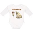 thumbnail image 3 of Inktastic Life is Better with a Dog Boys or Girls Long Sleeve Baby Bodysuit, 3 of 5