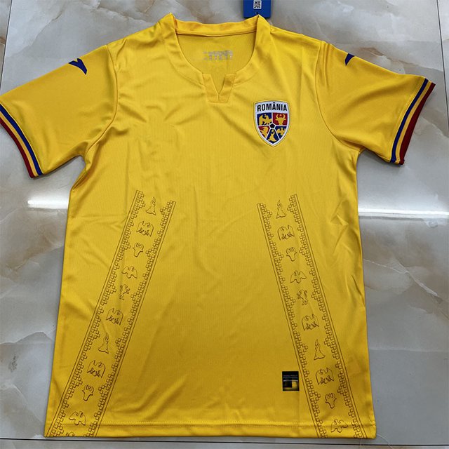 2024 Romania Home Summer Classic Commemorative Team Football Jersey - Xxl