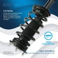 thumbnail image 6 of Detroit Axle - Front Left Strut w/Coil Spring Assembly Replacement for 2007-2010 Ford Edge Lincoln MKX [Excludes Models with 20 inch (508mm) Wheels], 6 of 7