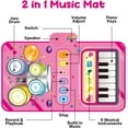 thumbnail image 3 of Style-Carry 1 Year Old Girl Toy, Piano Mat Baby Toys for 12 Months, 2 in 1 Toddler Music Mat with Keyboard & Drum, Early Educational Musical Toys, 2 Year Old Birthday Toy Gifts, 3 of 9