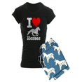 thumbnail image 1 of CafePress - I Heart Horses - Women's Dark Pajamas, 1 of 1