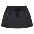 thumbnail image 6 of Sokhug Cargo Skirt for Women High Waist Drawstring A Line Mini Skirt with Multi Pockets Casual Athletic Skort, 6 of 7