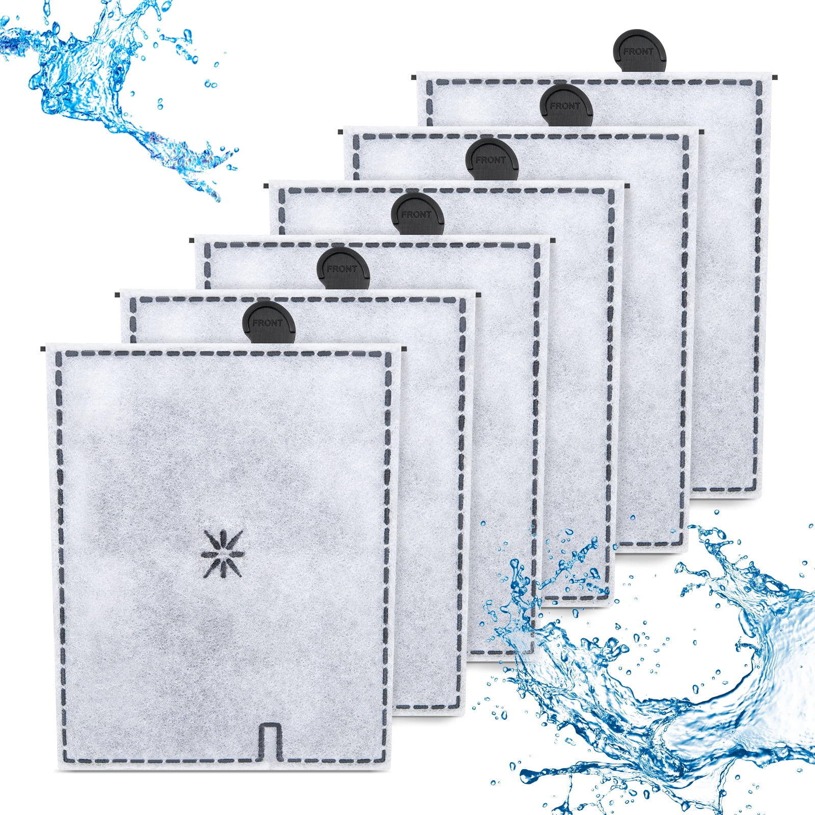 Tawatiler 6 Packs Large Filter Cartridges for Aqueon QuietFlow Power