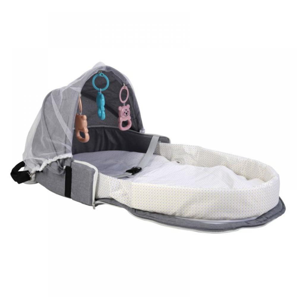 Portable Baby Bed Foldable Travel Breathable Sleeping Basket With Toys For Baby 