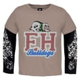 thumbnail image 1 of Ed Hardy - EH Bulldog Juvy 2fer T-Shirt à Manches Longues, 1 of 1