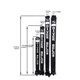 thumbnail image 4 of Wosthever Boya tubo de señal profesional bajo el agua resistente al desgaste salchicha engranaje buceo superficie marcador negro 1,2 m * 15 cm Deportes acuáticos Negro  1.2 m * 15 cm Wosthever OD024454-04, 4 of 6