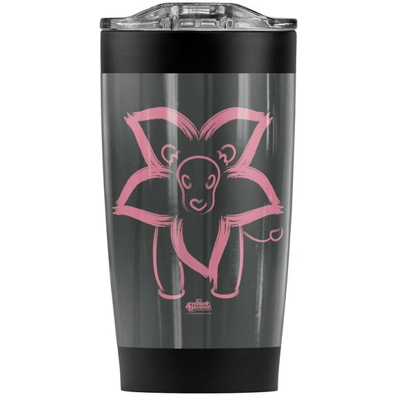 Steven Universe/Lion Stainless Steel Tumbler 20 oz Coffee Travel Mug/Cup, Vacuum Insulated & Double Wall with Leakproof Sliding Lid | Great for Hot Drinks and Cold Beverages