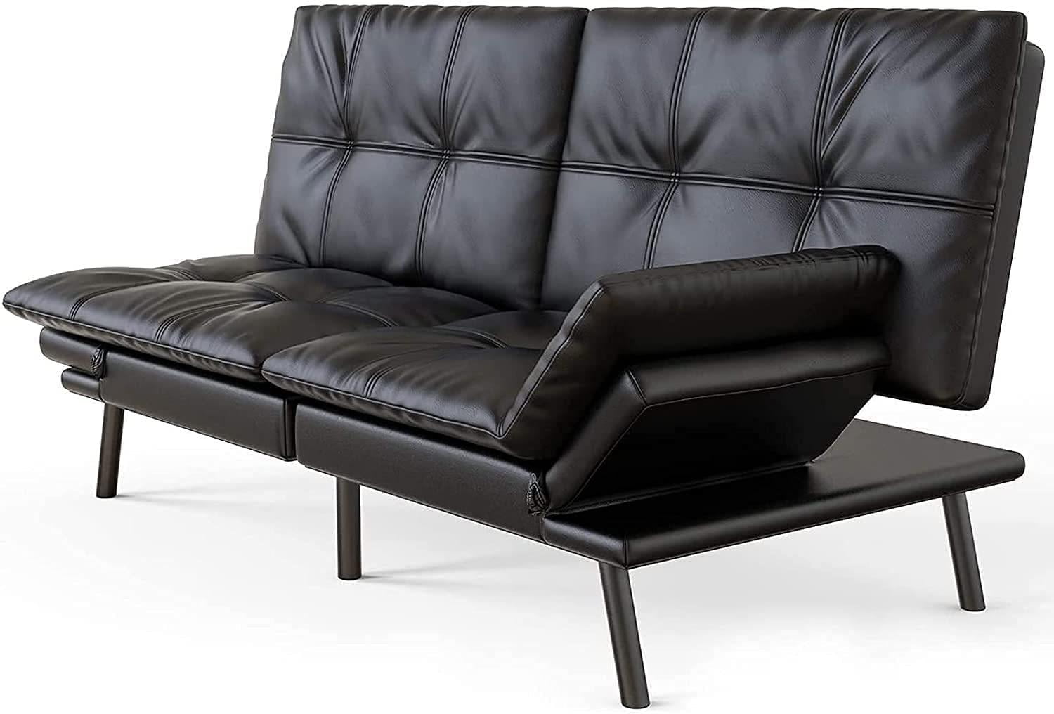 convertible futon sofa bed and lounger