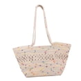 thumbnail image 1 of Bolso de hombro de cuerda de algodón tejido jinwen bolso tejido vacaciones playa Beige, 1 of 3