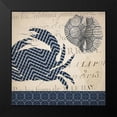 thumbnail image 2 of Kimberly, Allen 20x20 Black Modern Framed Museum Art Print Titled - Under the Sea Navy 2, 2 of 5