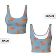 thumbnail image 6 of Sports Bra For Women, Shrimp No.9014 Sports Bras For Women High Support, Workout Tank Tops Woman With Removable Cups, 6 of 8