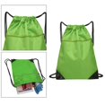 thumbnail image 1 of VONKY Portable Nylon Drawstring Bag Sack Beach Gym Backpack Shoes Bags Convenient and Versatile Light Green 1Set, 1 of 6