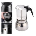 thumbnail image 1 of Cafetera italiana, cafetera con tapa de cristal, cafetera Espresso de acero inoxidable para el hogar y el restaurante 450ml BLESIY Cafetera, 1 of 8