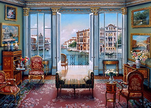 The Jigsaw Puzzle Factory Elegant Interiors Venetian View 1000 Piece 