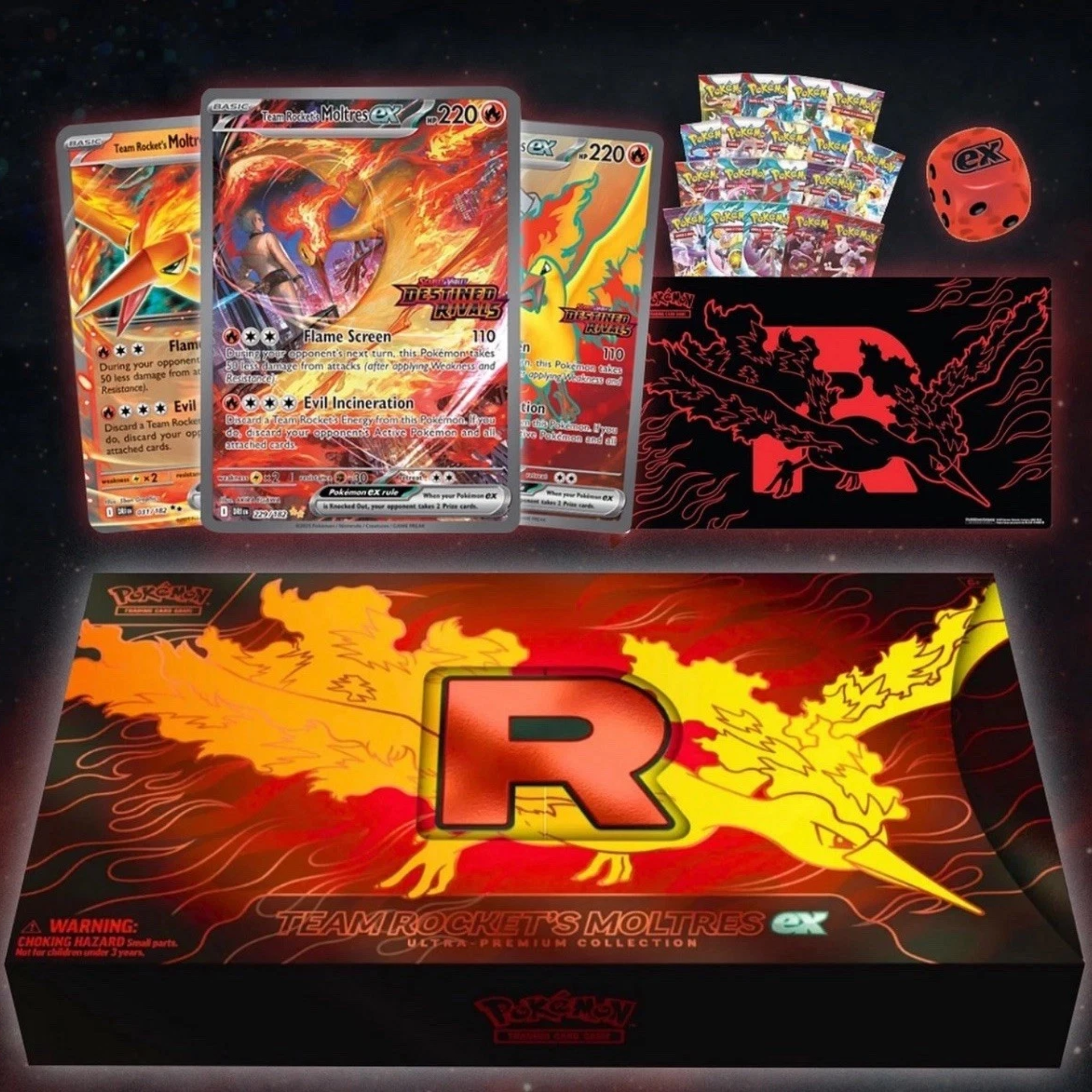 Pokemon Team Rocket’s Moltres ex Ultra-Premium Collection