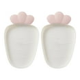 thumbnail image 1 of Bandejas de plástico de fresa, platos para refrigerios, tazones de cocina, paquete de 2 platos de plástico, bandejas para servir, bandejas decorativas para servir dulces, frutas, postres, ensaladas,, 1 of 5
