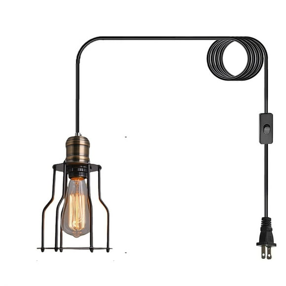 Hanging Lamps For Living Room Plug In Loft Style Living Room Kitchen Island Metal Black Swag Light Hanging Lamp Plug In