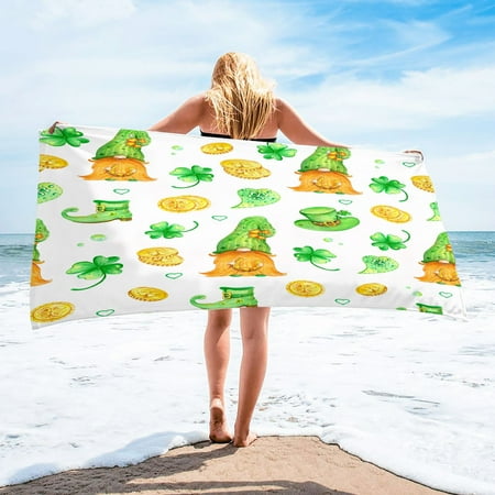 

Summer Savings 65% off amlbb Microfiber Beach Towel Super Lightweight Colorful Bath Towel Sandproof Beach Blanket Multi-Purpose Towel for Travel Swimming Pool 30x60 Inch