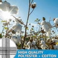 thumbnail image 5 of 12 Pack 100% Cotton White Men's Pocket Squares & Handkerchiefs, Soft Breathable Gentleman's Hankies for Wedding, Formal Occasions, 5 of 5