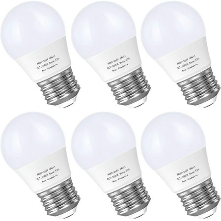 

GOSCHE A15 Led Bulb E26 Base Appliance Refrigerator Light Bulb 550 LM 6W 5000K Daylight Ceiling Fan Light Bulbs Non-Dimmable