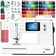 Bernette B77 Deco Sewing & Quilting Machine Bundle with 100 Thread Spools