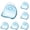Light Blue 5 PCS, variant on Razor Holder for Shower,Holder For Shower,Powerful Vacuum Suction Hooks,Waterproof Self-Adhesive Shaver Holder Hanger Hooks for Bathroom Kitchen to Organize Loofah Robe Towel Plug (Light Blue 2 PCS)