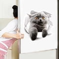 thumbnail image 4 of Cat Lovely Animal Fridge & Toilet PVC Wall Sticker, 4 of 6