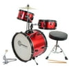 Gammon Drum Set Red Complete Junior Kit With Cymbal Sticks Hardware And Stool