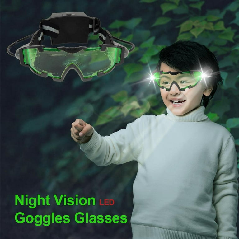 Night Vision Goggles With Flip-up Led Light Kids Toy Decorative