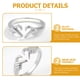 thumbnail image 2 of Anillo de anillo de dedo abierto anillo de abrazo de abrazo anillos de abrazo anillos de abrazo joyas de anillo de bodas joyas, 2 of 5