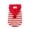 Red, variant on Pet Striped Hoodie Fleece Lined Comfortable Breathable Winter Warm Coat for Puppies and Cats Red XS