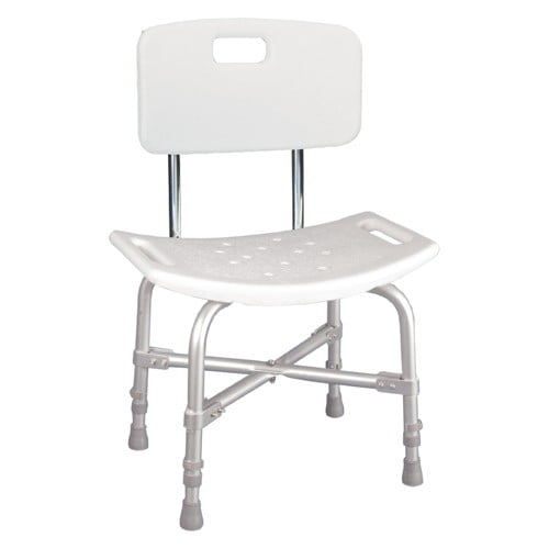 Deluxe Bariatric Shower Chair With Cross Frame Brace W Back Walmart Com Walmart Com