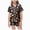 H167-Black, variant on TOWED22 Girls Halloween Satin Pajamas Set Short Sleeve Sleepwear Button Down Loungewear 2 Piece Pjs Shorts Set for 2-13 Years(Black,2-3 Y)