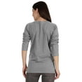 thumbnail image 4 of Inkmeso Solid Raglan Full Sleeve T-shirt For Women Scoop Neck Baseball Tee Casual Tops, 4 of 7