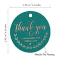 thumbnail image 6 of Inkdotpot Thank You For Sharing Our Special Day Bridal Shower-Baby Shower-Retirement-Wedding-Birthday Bottle Tag Real Rose Gold Foil Favor Hang Tags Pack Of 50, 6 of 6