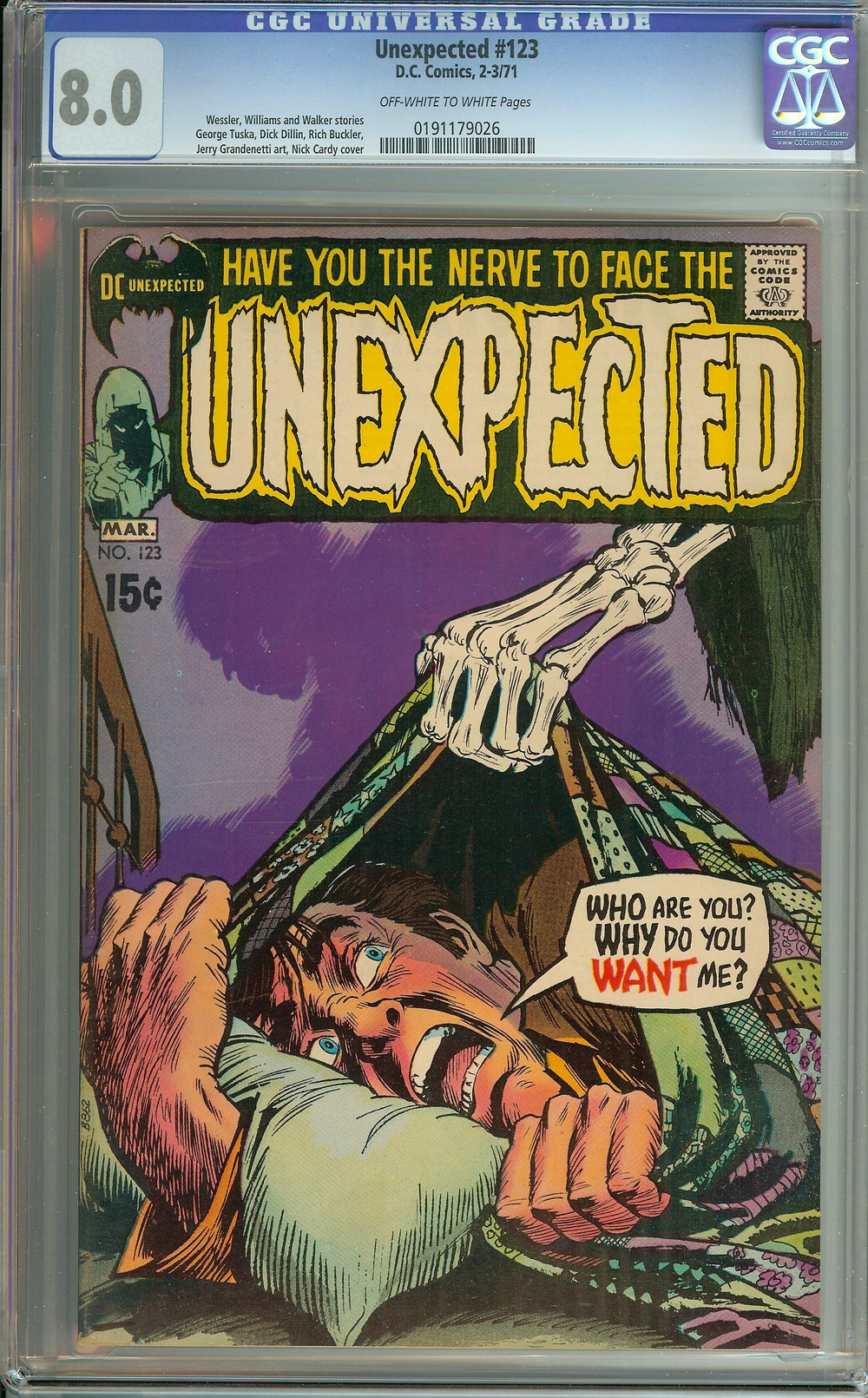 Cover of The Unexpected #123