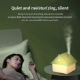 thumbnail image 4 of KAIYANG Humidificadores con luz LED - Humidificador pequeño USB con forma de casa para el hogar Luz de noche LED - Humidificador de mesa con elemento de filtro de alta densidad, 4 of 5