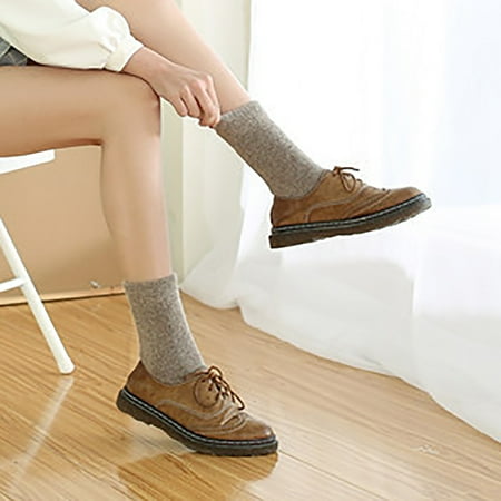 

Lawor Socks For Men&Women Women S Winter Wool Socks Color Medium Tube Cashmere Socks Thick Thread Towel Socks Thickened Warm Socks Khaki One Size