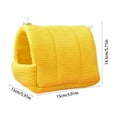 thumbnail image 3 of Fluffy Warm Bird Nest House Winter Parrot Hanging Hammock Cage Tent Plush Hut Hideaway Cute Guinea Pig Hamster Cave Small Animal Sleeping Bed for Gerbil Parakeet Squirrel Hedgehog, Medium, 3 of 6
