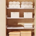 thumbnail image 4 of Expandable Cabinet Shelf Organizer Rack Stackable Metal Storage for Kitchen Pantry Bathroom Countertop Closet, 4 of 6