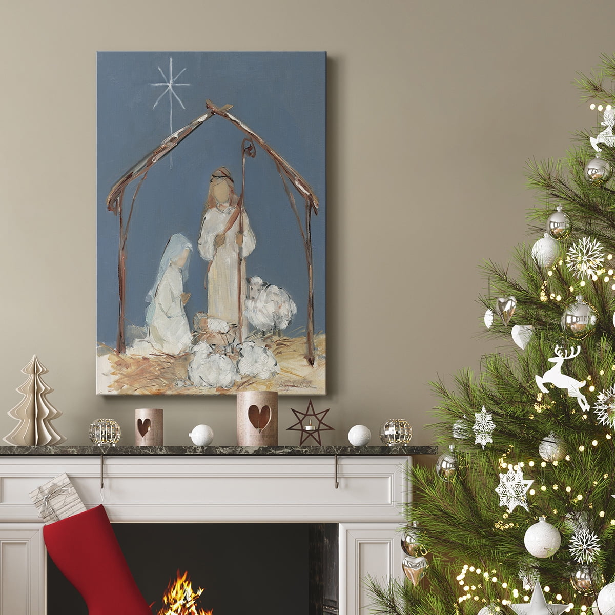 Twilight Nativity Prayer- Gallery Wrapped Canvas