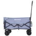 thumbnail image 4 of GOTRAX Collapsible Folding Wagon Cart, 100L Storage & 350LB Capacity Garden Wagons for Camping & Beach, Gray, 4 of 11