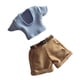 thumbnail image 5 of Figuras de acción a escala 1/12, ropa, camiseta, pantalones cortos, conjunto con cinturón, disfraz elegante estilo B, 5 of 9